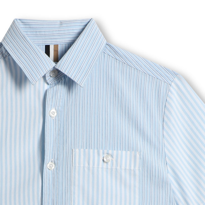 boss-j50698-10p-kb-Blue Short Sleeve Shirt