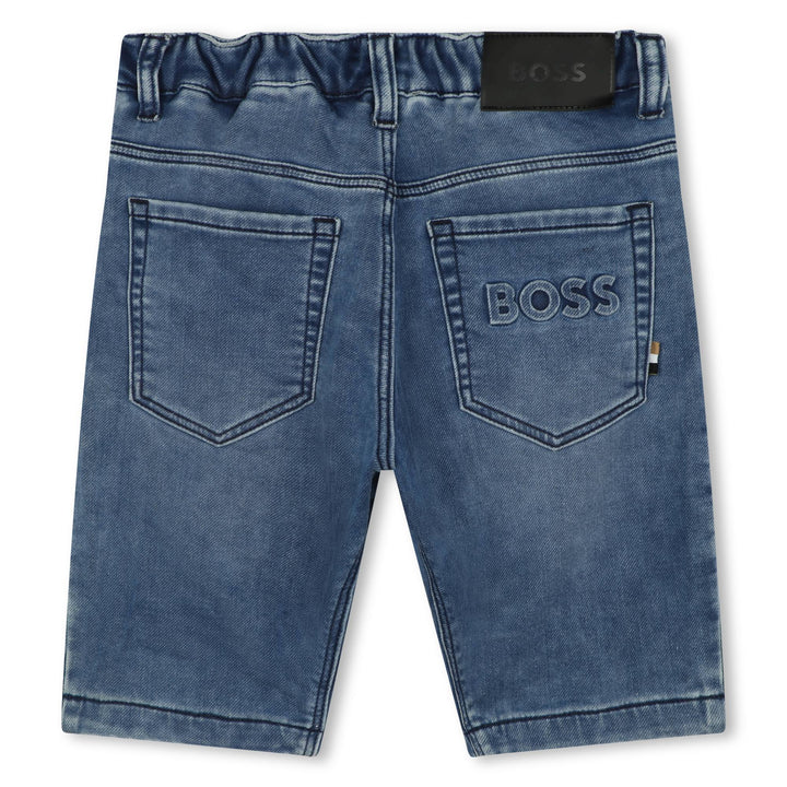 boss-j50778-z03-kb-Blue Denim Shorts