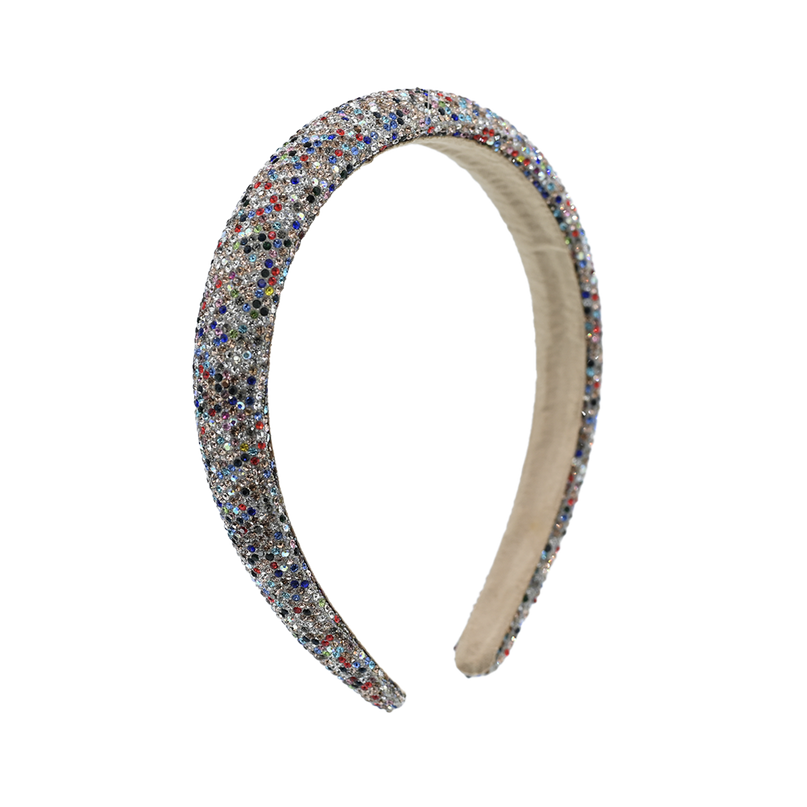 Multicolored Gemstone Rose Gold Headband