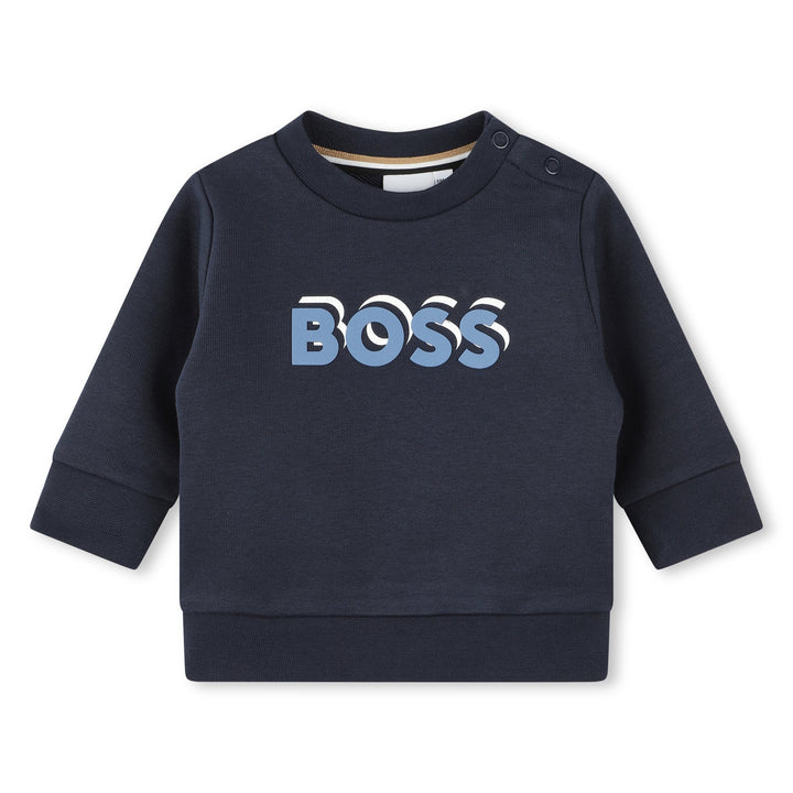 boss-j50600-849-bb-Navy Logo Sweatshirt