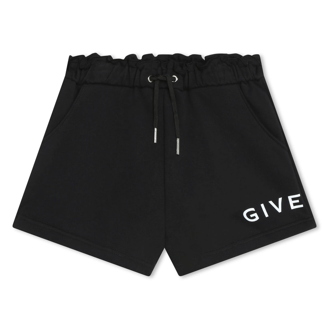 givenchy-h30062-09b-kg-Black Logo Shorts