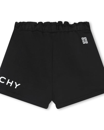 givenchy-h30062-09b-kg-Black Logo Shorts