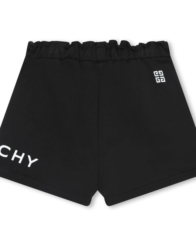 givenchy-h30062-09b-kg-Black Logo Shorts