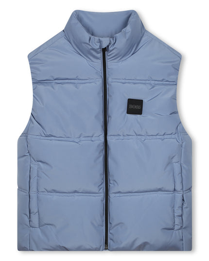 Blue Logo Puffer Vest