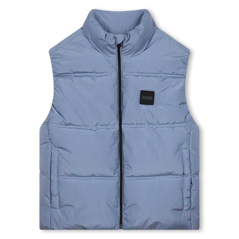 Blue Logo Puffer Vest