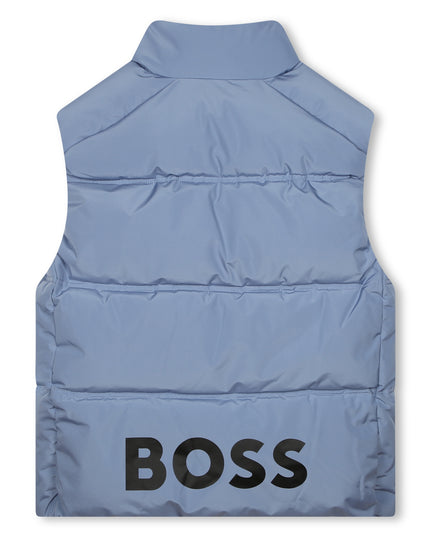 Blue Logo Puffer Vest