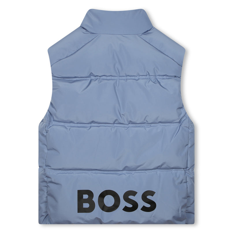 Blue Logo Puffer Vest