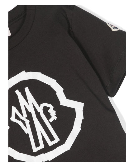 moncler-j1-954-8c000-13-89afv-999-Black Logo T-Shirt