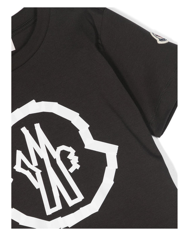 moncler-j1-954-8c000-13-89afv-999-Black Logo T-Shirt