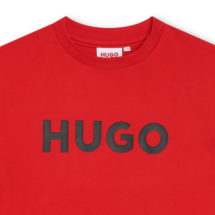 hugo-g00007-990-kb-Red Logo T-Shirt