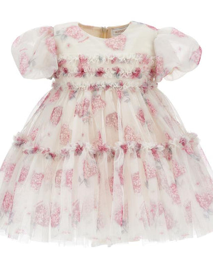 Monnalisa-Dress-39D903-4054-0190-Tulle Flowery Heart