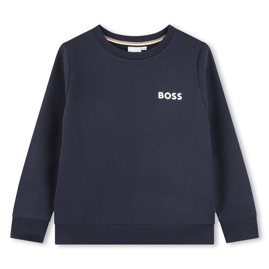 boss-j50713-849-kb-Navy Logo Sweatshirt