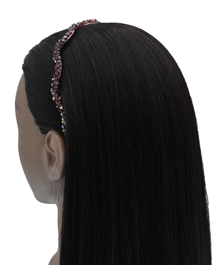 Multicolored Gemstone Vine Headband