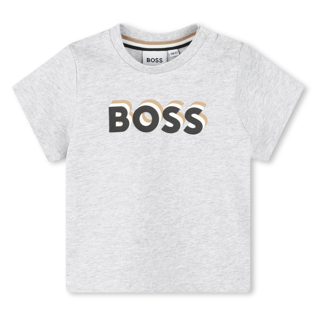 boss-j50604-a32-bb-Gray Logo T-Shirt