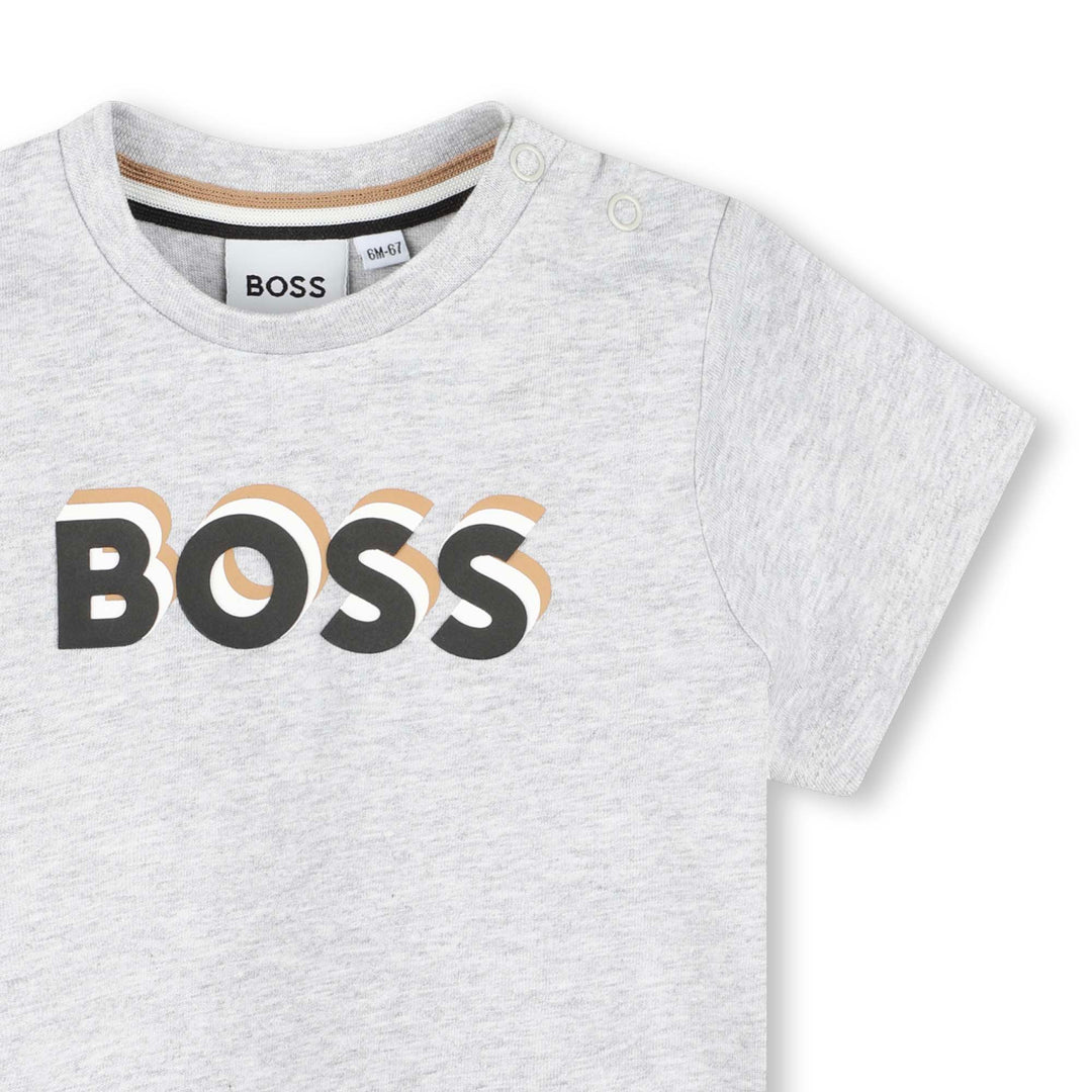 boss-j50604-a32-bb-Gray Logo T-Shirt