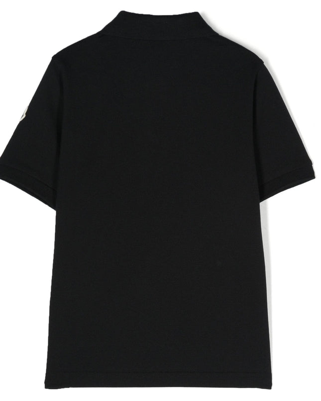 moncler-j1-954-8a000-05-8496w-999-Black Logo Polo
