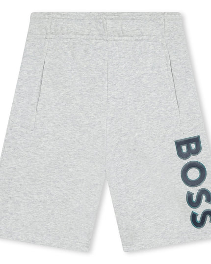 boss-j50756-a32-kb-Gray Logo Shorts