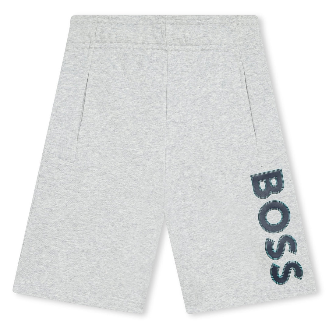 boss-j50756-a32-kb-Gray Logo Shorts