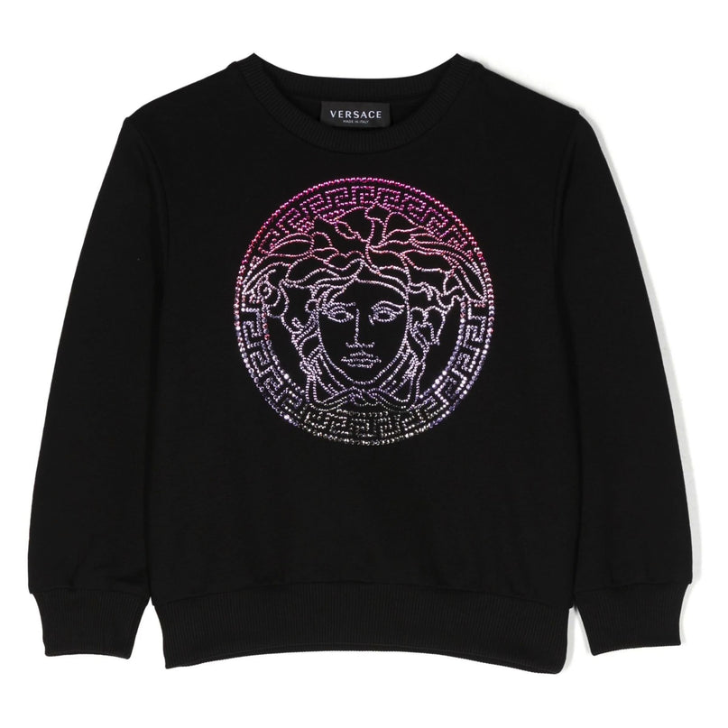 versace-Black Logo Sweatshirt-10003491a08365-2b070