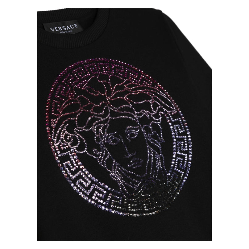 versace-Black Logo Sweatshirt-10003491a08365-2b070