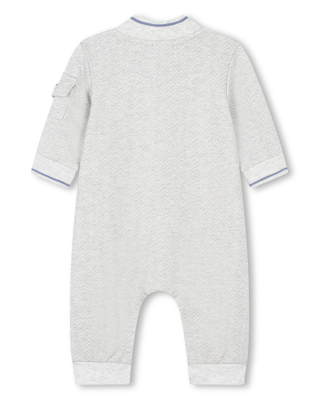 Light Gray Logo Romper