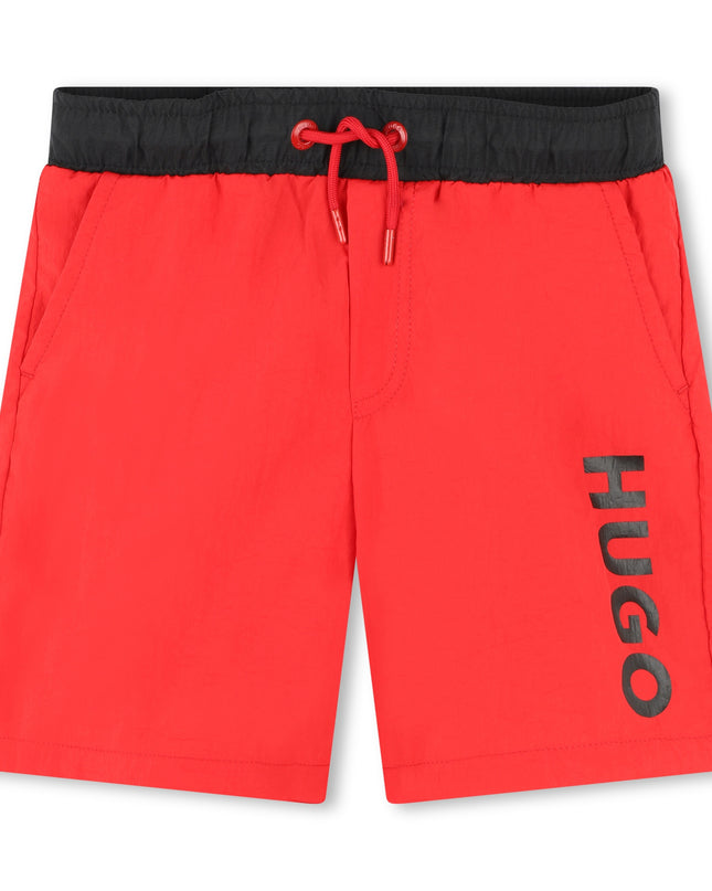 hugo-g00002-990-kb-Bright Red Swim Shorts