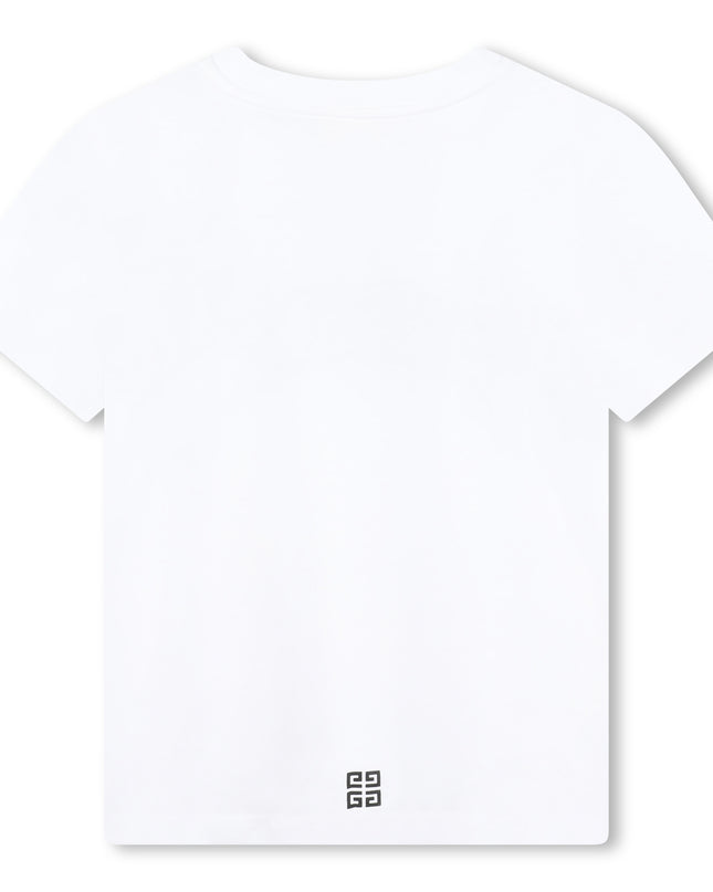 givenchy-h30160-10p-kb-White Logo T-Shirt