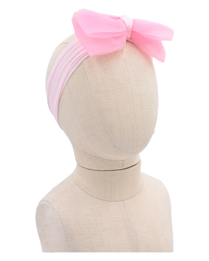 Multicolor Tulle Bow Headband