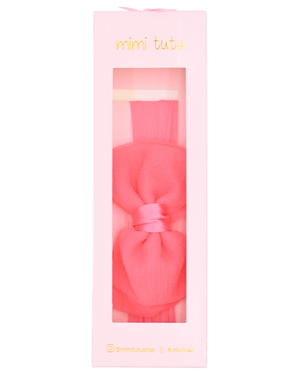 Multicolor Tulle Bow Headband