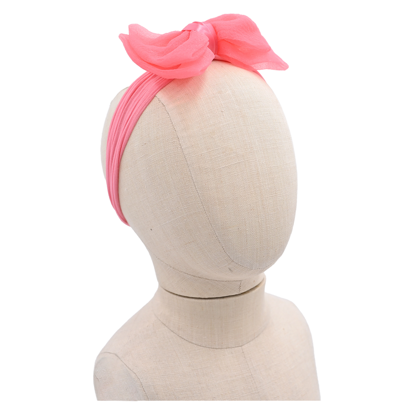 Multicolor Tulle Bow Headband