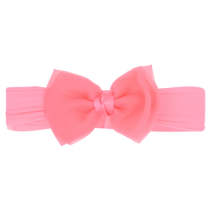 Multicolor Tulle Bow Headband