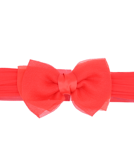 Multicolor Tulle Bow Headband