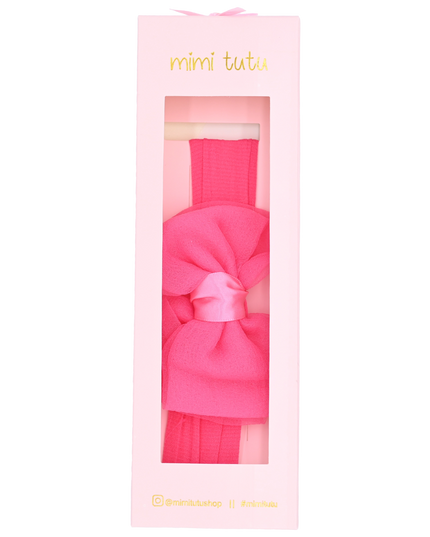 Multicolor Tulle Bow Headband