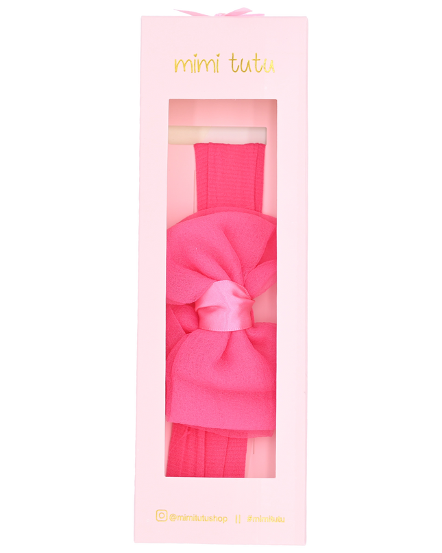 Multicolor Tulle Bow Headband