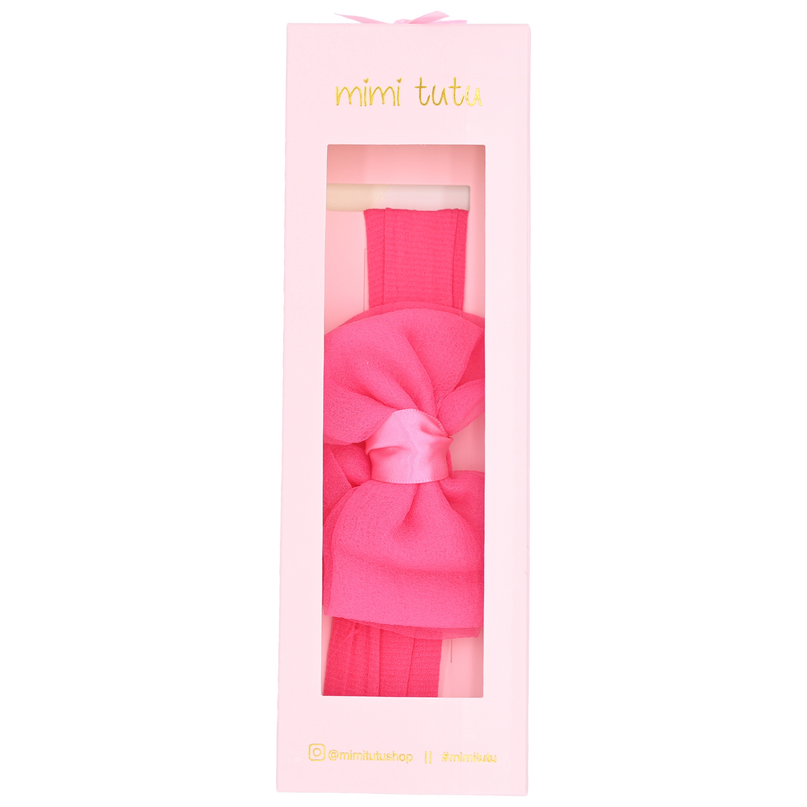 Multicolor Tulle Bow Headband