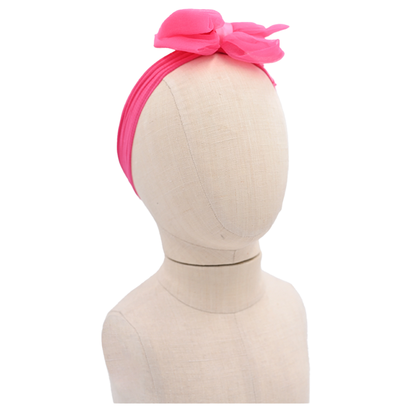 Multicolor Tulle Bow Headband