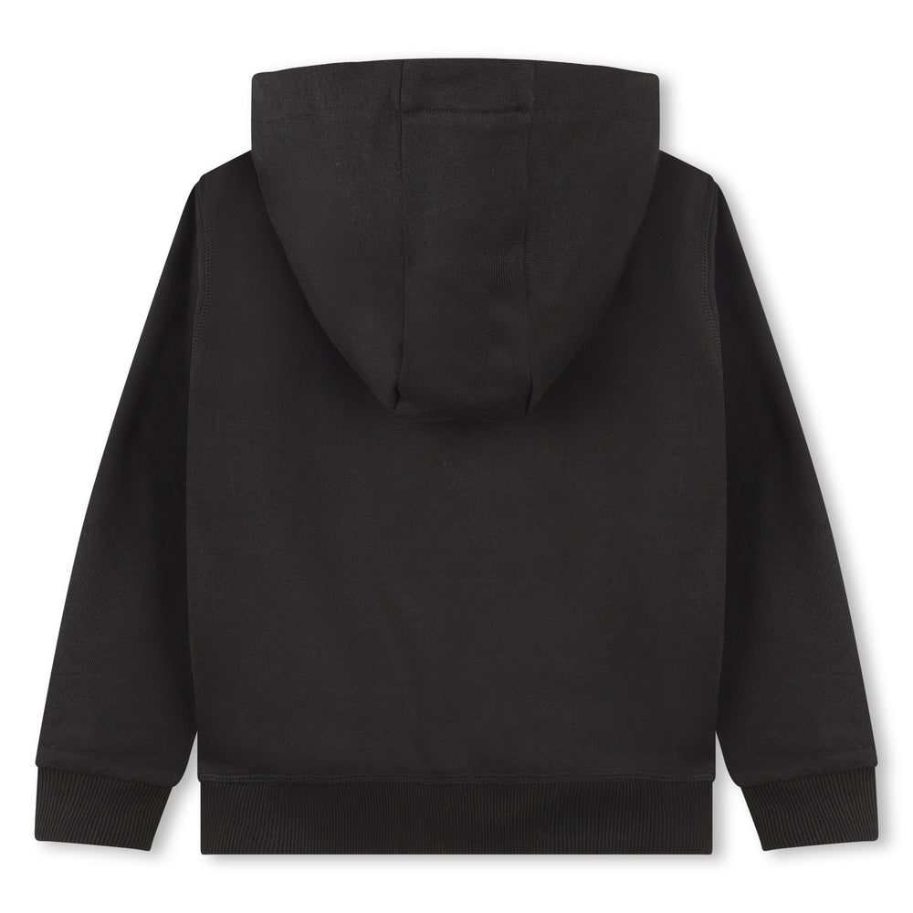 hugo-g00022-09b-kb-Black Logo Hooded Sweatshirt