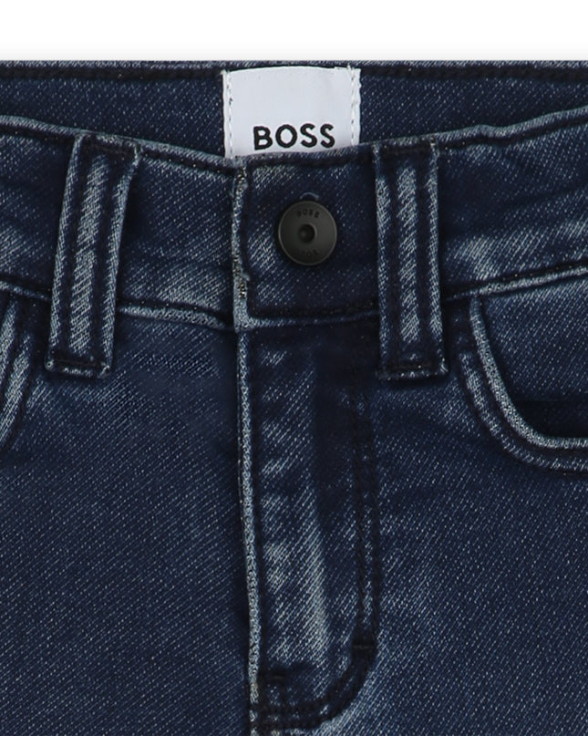 boss-j50585-z07-bb-Blue Denim Shorts