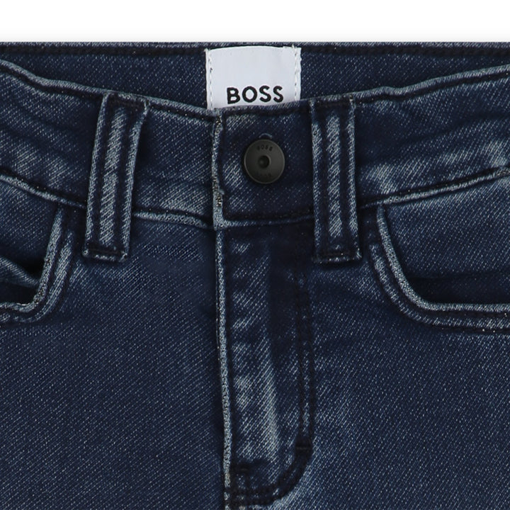 boss-j50585-z07-bb-Blue Denim Shorts