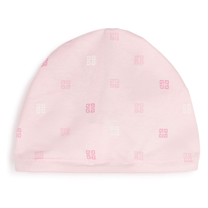 Pink Marshmallow Shirt Leggings and Hat Set