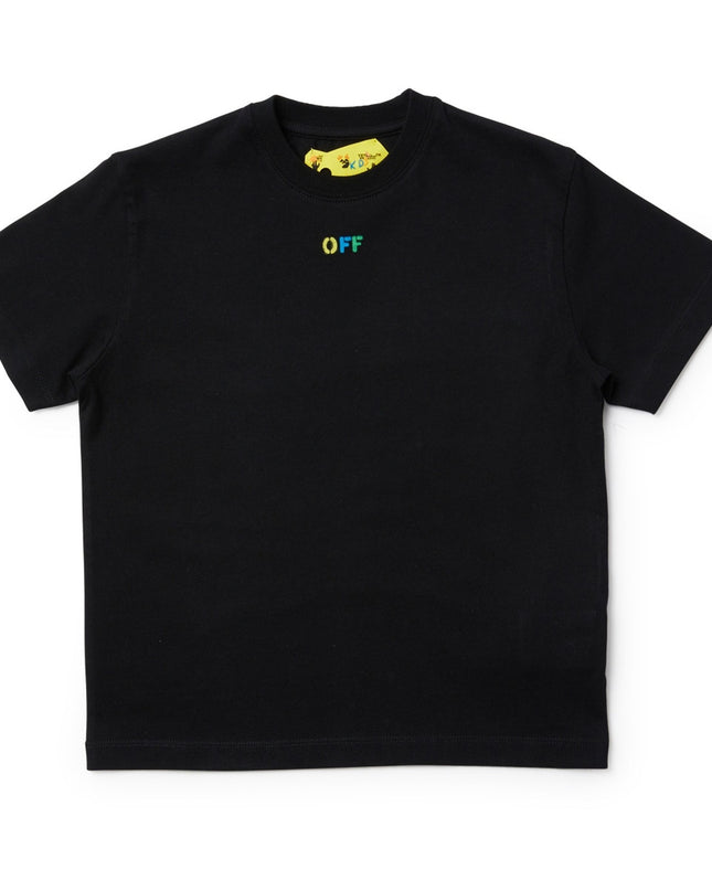 off-white-obaa002s24jer0021084-Black Arrow Rainbow T-Shirt