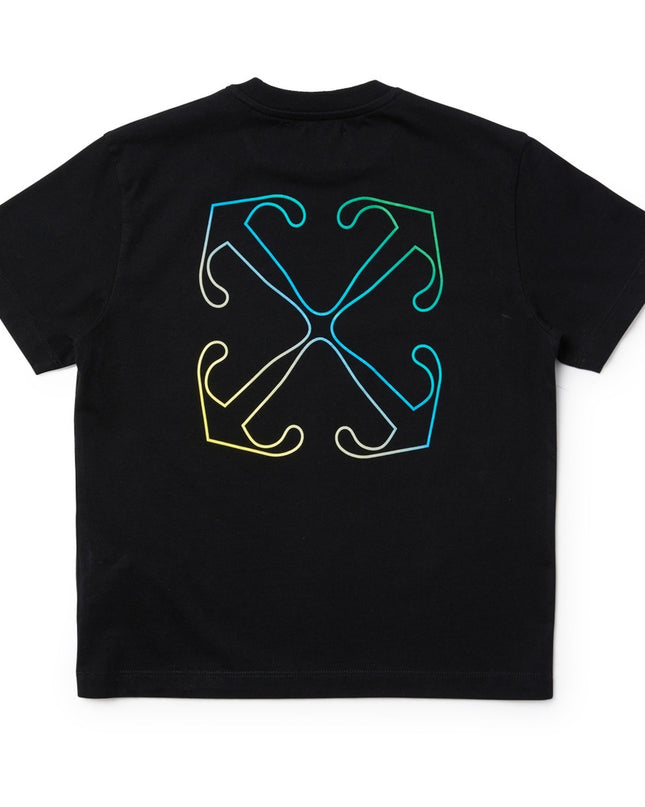 off-white-obaa002s24jer0021084-Black Arrow Rainbow T-Shirt