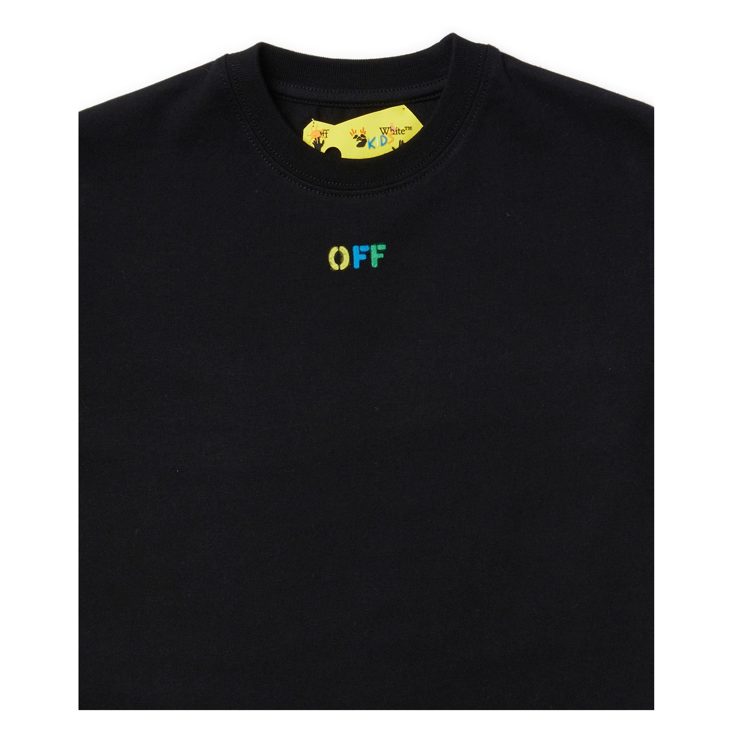 Off White T Shirt Kids Color Black