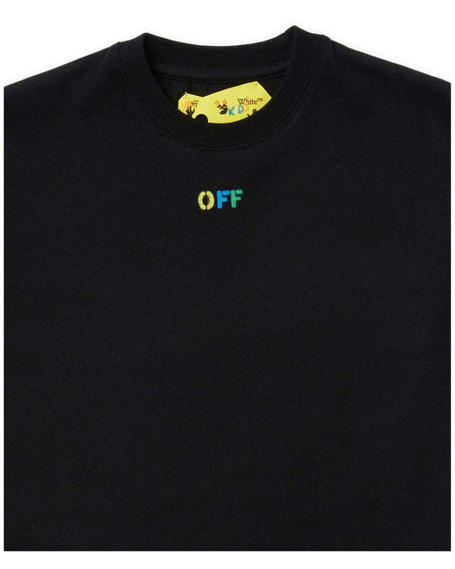 off-white-obaa002s24jer0021084-Black Arrow Rainbow T-Shirt