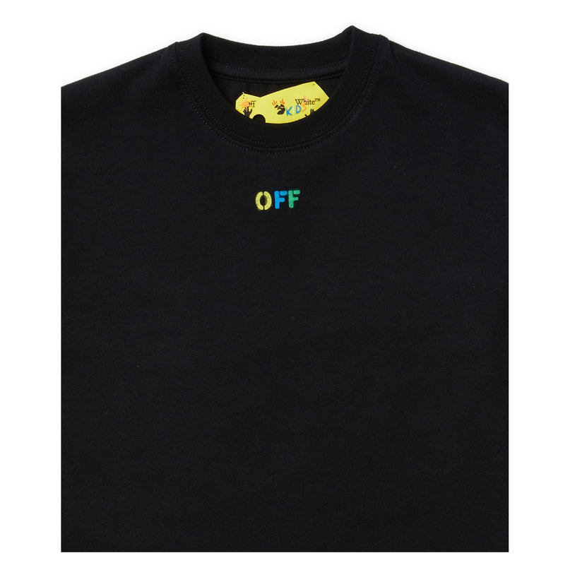 off-white-obaa002s24jer0021084-Black Arrow Rainbow T-Shirt
