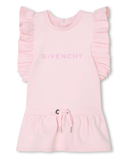 givenchy-h30190-44z-bg-Pink Short Sleeved Dress