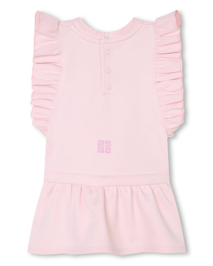 givenchy-h30190-44z-bg-Pink Short Sleeved Dress