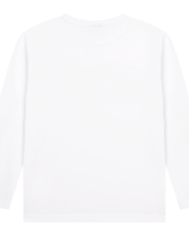 White LS Logo T-Shirt