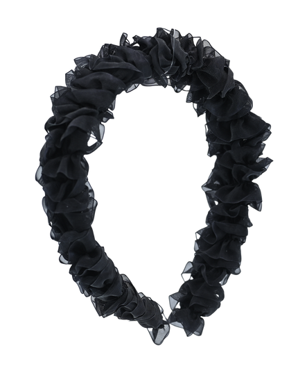 Multicolored Tulle Ruffle Headband