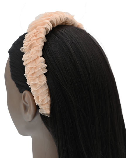 Multicolored Tulle Ruffle Headband